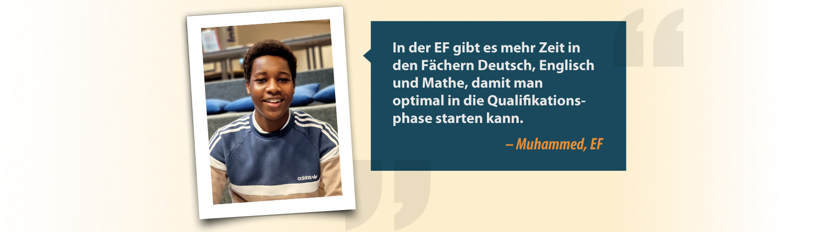 Anmeldungen Oberstufe MNGE Zitat