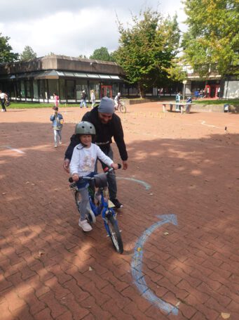 MNGE Schulfest 2023, Fahrrad-Parcour