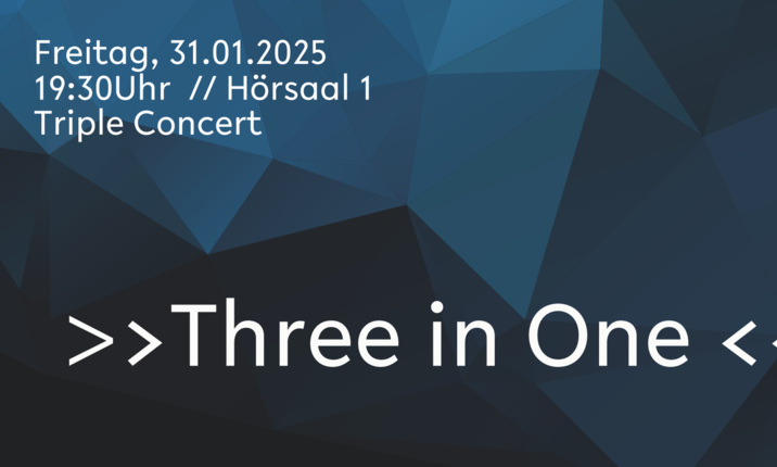 Three in one-Konzert